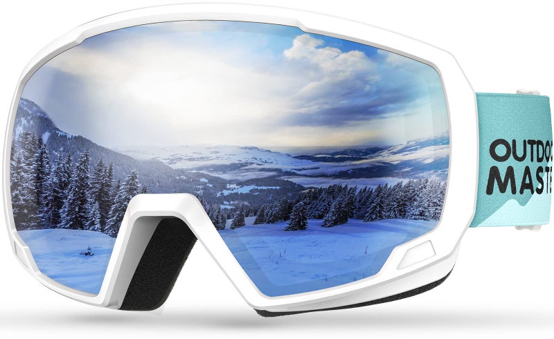 OutdoorMaster Kids Ski Goggles, Snowboard Goggles - Youth Snow Goggles - Green Vally - Image 1